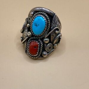 Vintage Navajo sterling silver ring